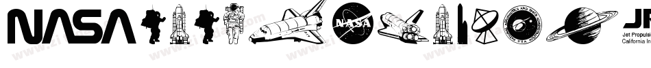 NasaDings-1Wzj字体转换