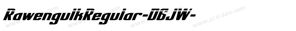 RawengulkRegular-D6JW字体转换