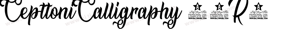 CepttoniCalligraphy-37R8字体转换