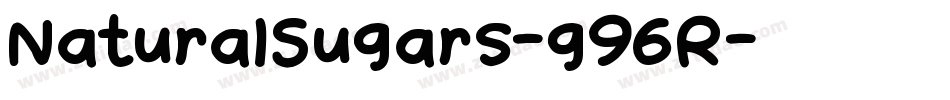 NaturalSugars-g96R字体转换