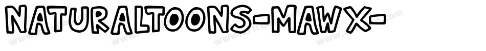 NaturalToons-MaWx字体转换