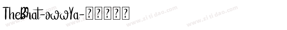 TheBrat-owwYa字体转换