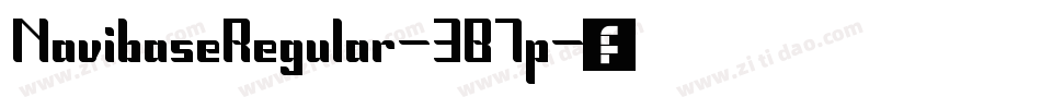 NavibaseRegular-3B7p字体转换 NavibaseRegular-3B7p字体转换