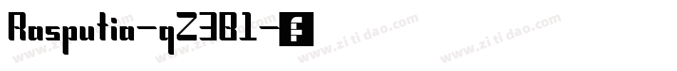 Rasputia-qZ3B1字体转换 Rasputia-qZ3B1字体转换