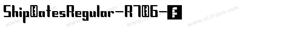 ShipmatesRegular-R7P6字体转换 ShipmatesRegular-R7P6字体转换