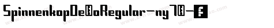 SpinnenkopDemoRegular-ny7P字体转换
