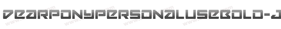 DearponypersonaluseBold-JX8B字体转换
