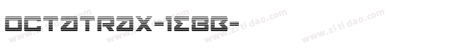 Octatrax-1E8B字体转换