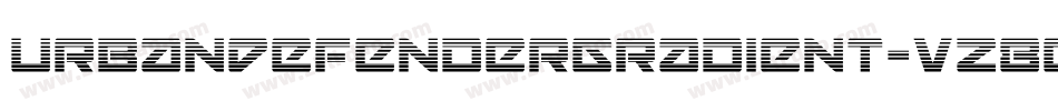 UrbanDefenderGradient-VZ8B字体转换 UrbanDefenderGradient-VZ8B字体转换