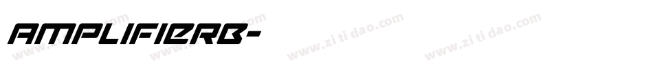 AmplifierB字体转换