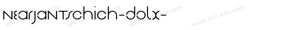 Nearjantschich-dOLX字体转换
