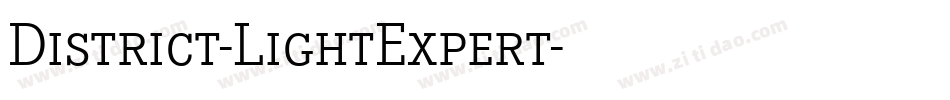 District-LightExpert字体转换