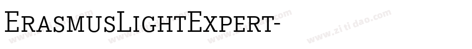 ErasmusLightExpert字体转换
