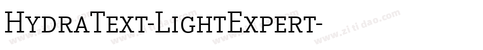 HydraText-LightExpert字体转换