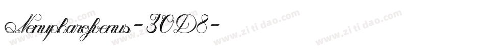 Nenupharofvenus-30D8字体转换