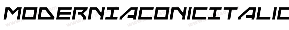 ModernIaconicItalic-lp0X字体转换