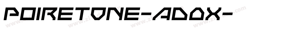 PoiretOne-aD0x字体转换