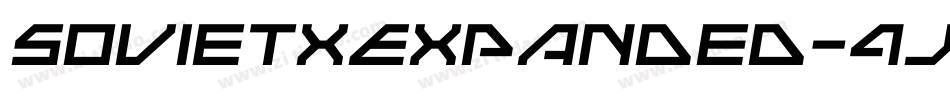 SovietXExpanded-4J0x字体转换 SovietXExpanded-4J0x字体转换