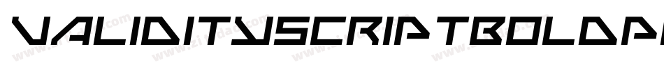 ValidityscriptboldpersonaluseI-DO0x3字体转换 ValidityscriptboldpersonaluseI-DO0x3字体转换