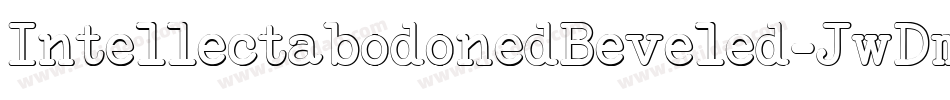IntellectabodonedBeveled-JwDm字体转换