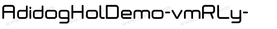 AdidogHolDemo-vmRLy字体转换