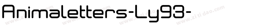 Animaletters-Ly93字体转换