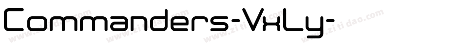 Commanders-VxLy字体转换