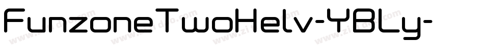 FunzoneTwoHelv-YBLy字体转换