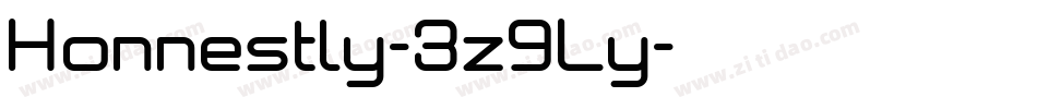 Honnestly-3z9Ly字体转换