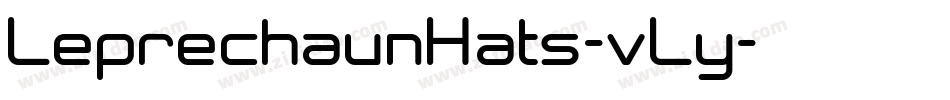 LeprechaunHats-vLy字体转换