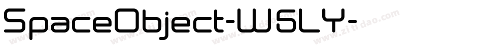 SpaceObject-W5LY字体转换
