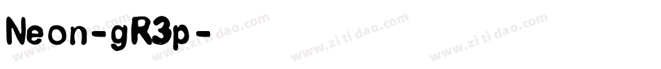 Neon-gR3p字体转换 Neon-gR3p字体转换