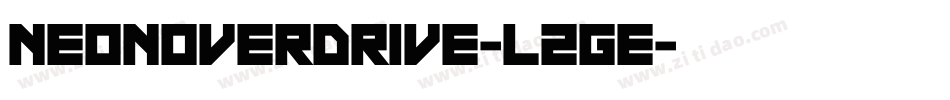 NeonOverdrive-l2ge字体转换