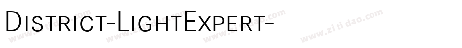 District-LightExpert字体转换