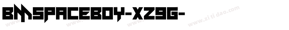 BmSpaceboy-XZ9G字体转换