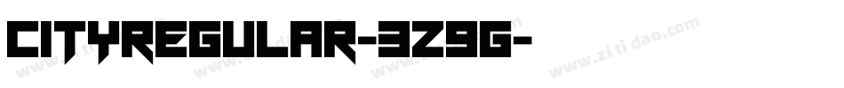 Cityregular-3z9G字体转换