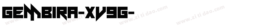 Gembira-XV9g字体转换