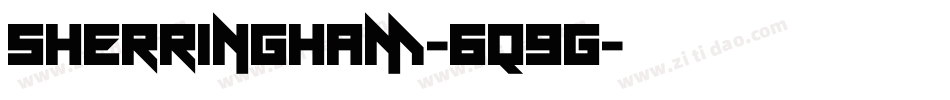 Sherringham-6q9g字体转换 Sherringham-6q9g字体转换