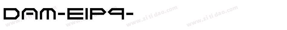 Dam-E1p9字体转换