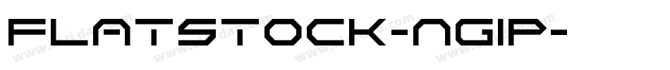 Flatstock-nG1P字体转换