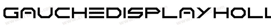 GaucheDisplayHollow-ng1P字体转换