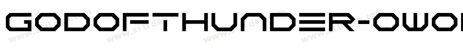 Godofthunder-0WO1P字体转换