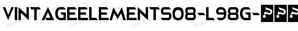 VintageElements08-L98g字体转换