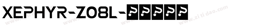 Xephyr-Z08l字体转换