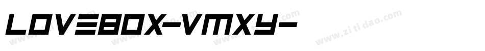 LoveBox-VmXy字体转换