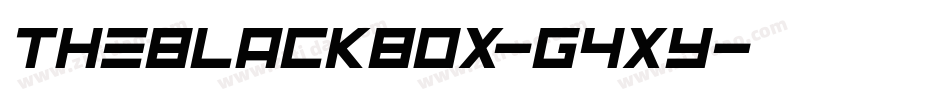Theblackbox-G4xy字体转换