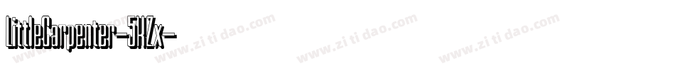 LittleCarpenter-5KZx字体转换