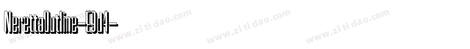 NerettaOutline-E9d4字体转换 NerettaOutline-E9d4字体转换