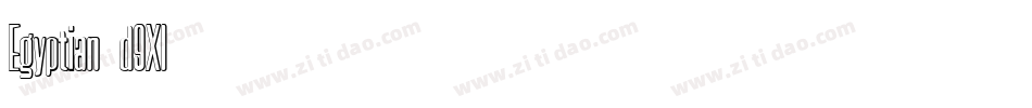 Egyptian-d9Xl字体转换