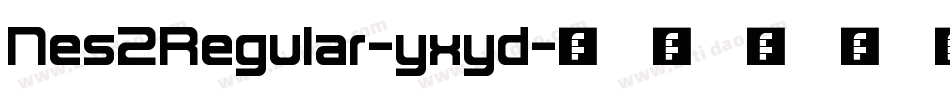 Nes2Regular-yxyd字体转换